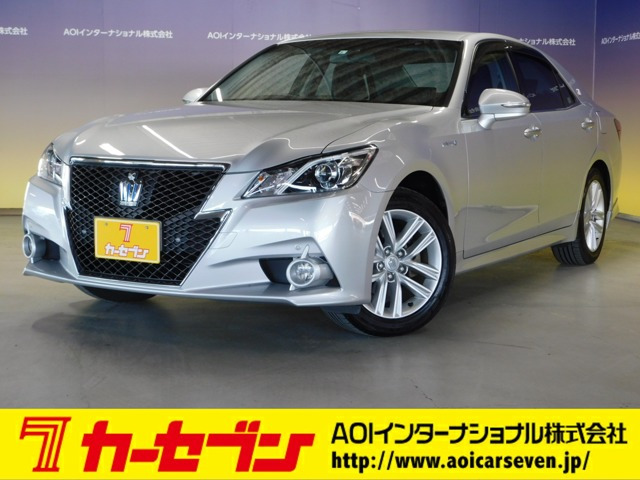 中古車 トヨタ クラウンアスリート ハイブリッド 2 5 S Four 4wd の中古車詳細 74 000km シルバー 福井県 229 9万円 中古車情報 中古車検索なら 車選びドットコム 車選び Com