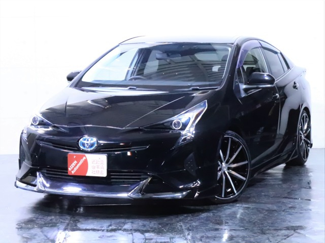 中古車 トヨタ プリウス 1 8 E 新品フルエアロ 新品19インチaw ライト加工 の中古車詳細 18 000km ブラック 福島県 1万円 中古車情報 中古車検索なら 車選びドットコム 車選び Com