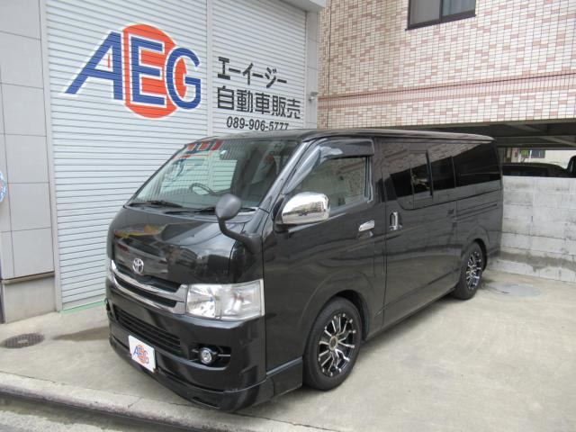 中古車 トヨタ ハイエースバン 2 0 Dx スーパーロング Glパッケージ の中古車詳細 68 000km ブラック 愛媛県 148万円 中古車情報 中古車検索なら 車選びドットコム 車選び Com