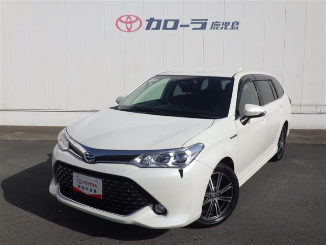 中古車 トヨタ カローラフィールダー 1 5 ハイブリッド G エアロツアラー の中古車詳細 60 000km パールメタリック 鹿児島県 123万円 中古車情報 中古車検索なら 車選びドットコム 車選び Com