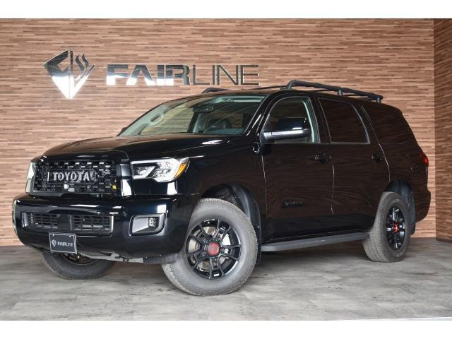 中古車 米国トヨタ セコイア TRDプロ 4WD サンルーフ 2021年モデル の