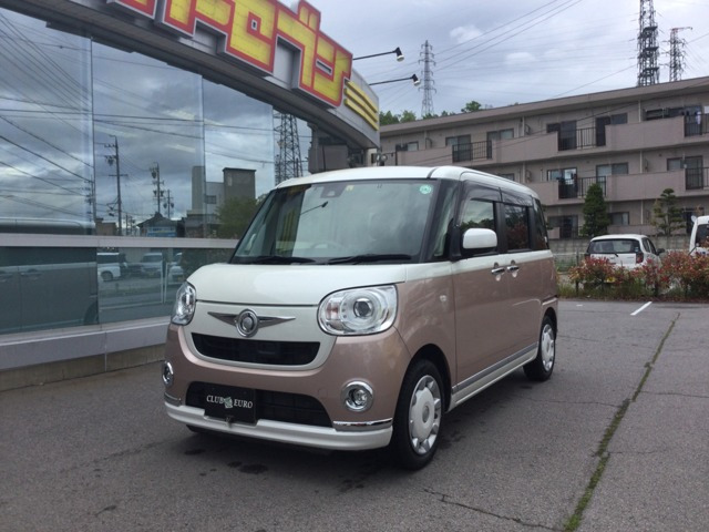 中古車 ダイハツ ムーヴキャンバス G メイクアップ Saii の中古車詳細 53 000km ピンクホワイトツートン 長野県 1万円 中古車情報 中古車検索なら 車選びドットコム 車選び Com