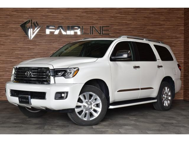 中古車 米国トヨタ セコイア プラチナム 5 7 V8 4wd 新車並行1オーナー の中古車詳細 24 000km ブリザードパール 愛知県 738万円 中古車情報 中古車検索なら 車選びドットコム 車選び Com