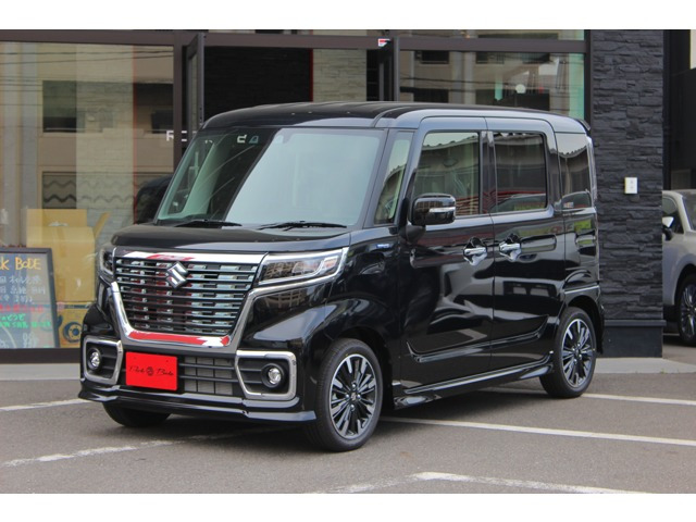 中古車 スズキ スペーシアカスタム ハイブリッド Hybrid Xsターボ デュアルカメラブレーキサポート クルコン の中古車詳細 登録済未使用車 11km走行 ブラック 大分県 171 8万円 中古車情報 中古車検索なら 車選びドットコム 車選び Com