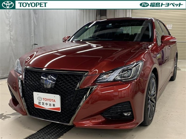 中古車 トヨタ クラウンアスリート ハイブリッド 2 5 S Jフロンティア の中古車詳細 36 000km ダークレッドメタリック 福島県 319万円 中古車情報 中古車検索なら 車選びドットコム 車選び Com