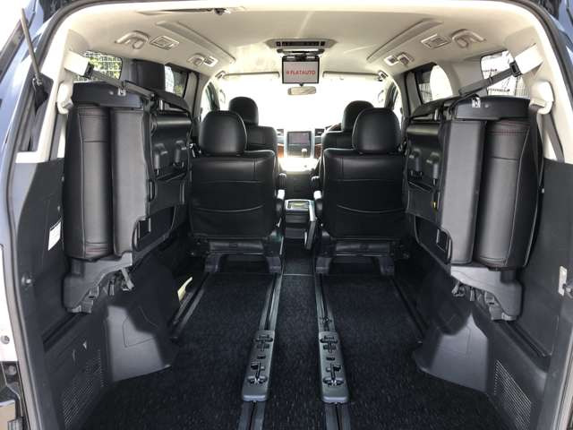 中古車 トヨタ アルファード 2 4 240s プライムセレクションii 禁煙車 Big Xナビ 革調sカバー パワーbd の中古車詳細 99 000km ブラック 千葉県 72万円 中古車情報 中古車検索なら 車選びドットコム 車選び Com