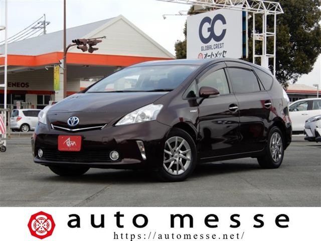 中古車 トヨタ プリウスa 1 8 S チューンブラック 7名 純正sdナビ フルセグtv バックカメラ の中古車詳細 97 000km ワインレッド 熊本県 79 2万円 中古車情報 中古車検索なら 車選びドットコム 車選び Com