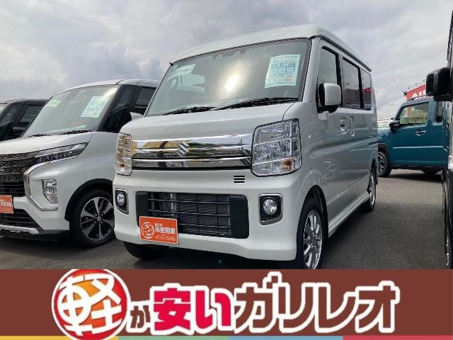 中古車 スズキ エブリイワゴン Pzターボ ハイルーフ 届出済未使用車 の中古車詳細 登録済未使用車 16km走行 ホワイト系 愛媛県 146 9万円 中古車情報 中古車検索なら 車選びドットコム 車選び Com