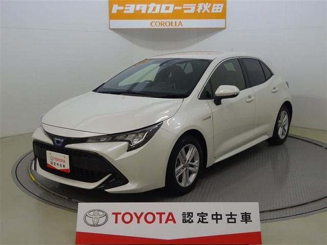 中古車 トヨタ カローラスポーツ 1 8 ハイブリッド G の中古車詳細 12 000km パールメタリック 秋田県 215 6万円 中古車情報 中古車検索なら 車選びドットコム 車選び Com