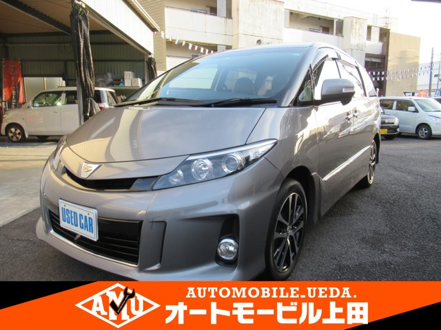 中古車 トヨタ エスティマ 2 4 アエラス プレミアム エディション 4wd の中古車詳細 57 000km ダークシルバーメタリック 長野県 196万円 中古車情報 中古車検索なら 車選びドットコム 車選び Com