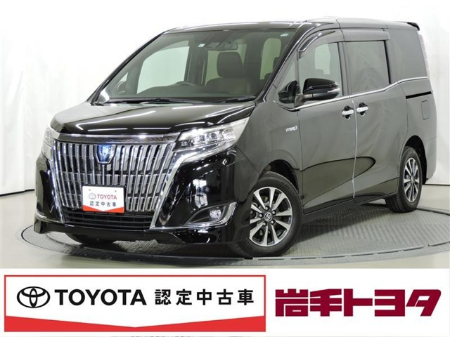 中古車 トヨタ エスクァイアハイブリッド 1 8 Gi プレミアムパッケージ の中古車詳細 63 000km ブラック 岩手県 258万円 中古車情報 中古車検索なら 車選びドットコム 車選び Com