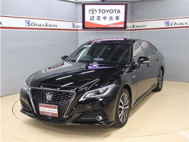 中古車 トヨタ クラウンハイブリッド 2 5 S Cパッケージ の中古車詳細 40 000km ブラック 大阪府 339万円 中古車情報 中古車検索なら 車選びドットコム 車選び Com