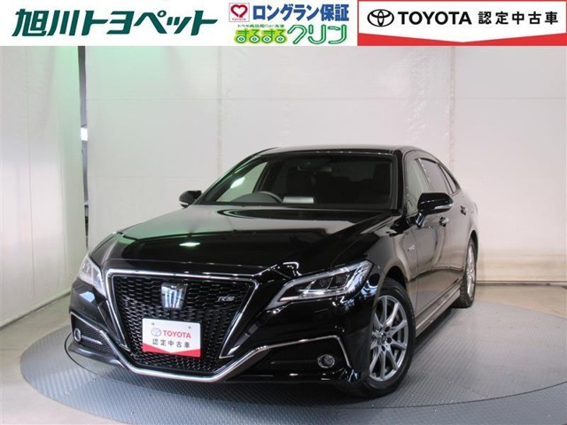 中古車 トヨタ クラウンハイブリッド 2 5 Rs Four 4wd の中古車詳細 58 000km ブラック 北海道 4万円 中古車 情報 中古車検索なら 車選びドットコム 車選び Com