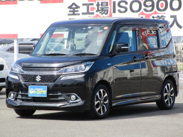 中古車 スズキ ソリオバンディット 1 2 ハイブリッド Hybrid Mv デュアルカメラブレーキサポート ワンオーナー 8インチナビ タイヤ4本新品 の中古車詳細 43 000km スーパーブラックパール 群馬県 139 8万円 中古車情報 中古車検索なら 車 選びドットコム 車選び