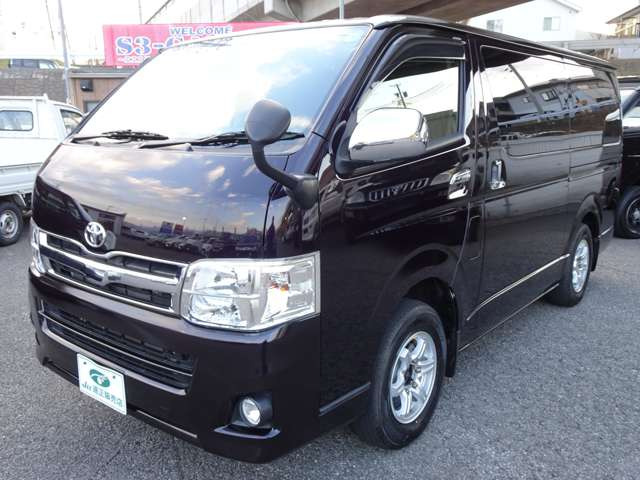 中古車 トヨタ ハイエースバン 3 0 スーパーgl プライムセレクション ロング 4wd の中古車詳細 123 000km ダークパープル 長野県 239 8万円 中古車情報 中古車検索なら 車選びドットコム 車選び Com