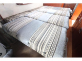 ダイネットはベッド展開できます。 ベッドサイズは120cm×180cm程です。