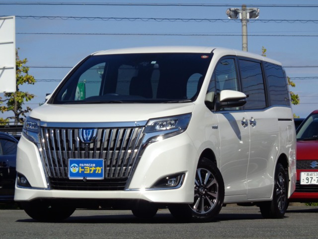 中古車 トヨタ エスクァイアハイブリッド 1 8 Gi セーフティセンス 9インチナビ 後席m の中古車詳細 21 502km ホワイトパールクリスタルシャイン 群馬県 293 7万円 中古車情報 中古車検索なら 車選びドットコム 車選び Com