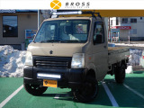 キャリイ KC エアコン パワステ 4WD ベージュ リフトUP ブロックタイヤ LED