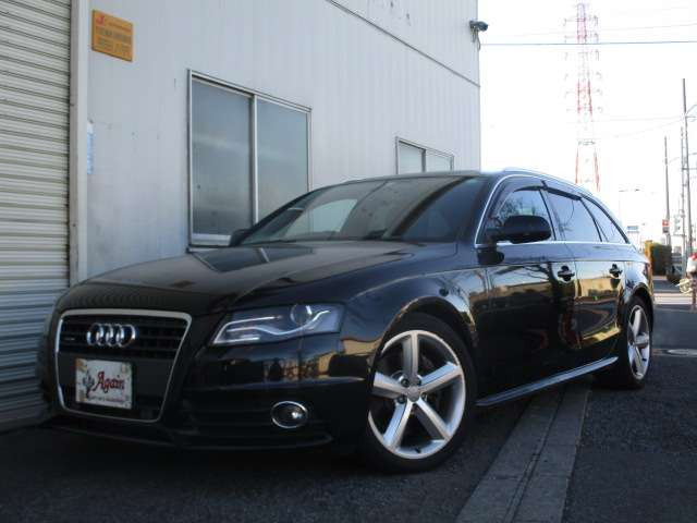 中古車 アウディ A4アバント 2.0 TFSI クワトロ 4WD 黒革スマートキー