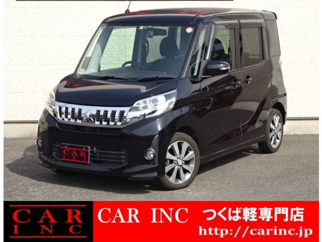 中古車 三菱 eKスペースカスタム T 社外ナビ バックカメラ 両側