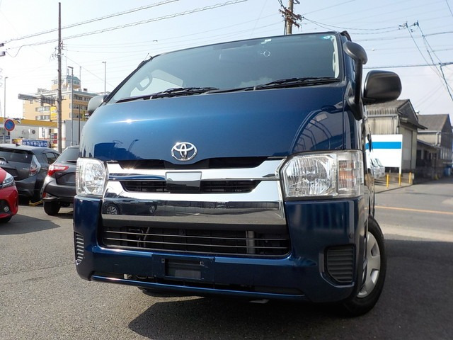 中古車 トヨタ ハイエースバン 2.8 DX ロング GLパッケージ ディーゼル の中古車詳細 (68,000km, ダークブルー, 愛知県,  239.8万円)