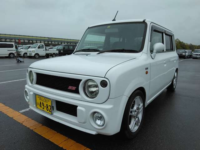 中古車 スズキ アルトラパン SS 4WD 5MT ターボ 車高調 アルミ MOMO