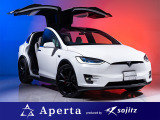 モデルX P100D 4WD 6人乗白革カーボンPエアサス22AW専用保証可