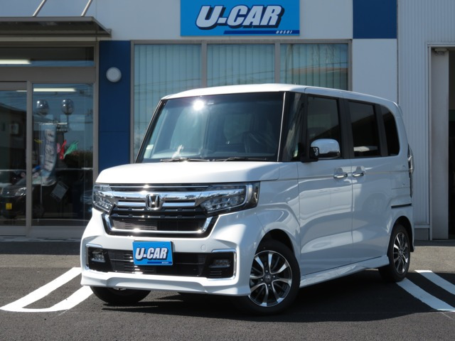 中古車 ホンダ N-BOXカスタム L 届出済未使用車 ナビTV バックカメラ