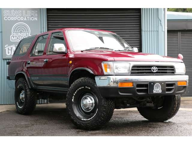 中古車 トヨタ ハイラックスサーフ 3.0 SSR-X ワイド 4WD ナローボディ換装新品タイヤ新品ホイール の中古車詳細 (67,000km,  ワインレッド, 宮城県, 189.8万円) | 中古車情報・中古車検索なら【車選びドットコム（車選び.com）】