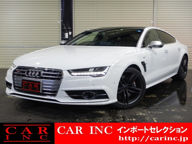 中古車 アウディ S7スポーツバック 4.0 4WD サンルーフ 黒革シート の