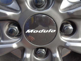 ★Modulo X専用★15インチ アルミホイール(フロント)〈ブラックスパッタリング仕上げ〉★