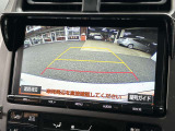 【バックカメラ】ガイドライン付きのバックカメラですので狭い場所でも駐車が簡単です!