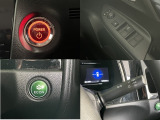 快適4機能を紹介します!左上ボタン一つでエンジンが始動します!左下ECONスイッチです。クルマ全体の動きを低燃費モードになります♪右下オートライトも装備しているんです!暗くなったら、自動でライトON!