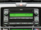 トヨタ純正オーディオ付き♪CD・AM・FMが聞けます☆シンプルだから使い勝手も良く、操作も簡単です!お気に入りの選曲で、通勤・ドライブを快適にどうぞ♪