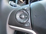 ステアリングにオーディオ操作ができるスイッチがあります。オーディオ画面に直接タッチしなくてもよく、運転に集中できます。