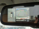アラウンドビュ-モニタ-搭載! 前席の液晶モニターに自車両を情報から撮影したような映像を表示!車両周囲の状況を把握できるようにし、スムーズな駐車が可能になります。