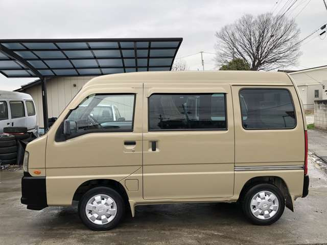 中古車 スバル サンバートラック パネルバン VB 両側開き ハイルーフ 全塗装/キッチンカー車中泊ベース/軽貨物 の中古車詳細 (78,000km,  ベージュ, 群馬県, 35万円) | 中古車情報・中古車検索なら【車選びドットコム（車選び.com）】