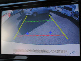 ガイドライン表示機能つきバックモニターです!バックでの駐車時など後方の安全確認ができて安心安全ですね♪