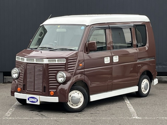 中古車 スズキ エブリイ PA ハイルーフ フレンチバス仕様 の中古車詳細 (77,000km, ブラウンツートン, 広島県, 98万円) |  中古車情報・中古車検索なら【車選びドットコム（車選び.com）】