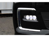 クルマに近い位置をワイドに照らすLEDフォグライトを装備。シャープな光と低消費電力でドライブをサポートするのと共にワイド&ローな印象も高めます。