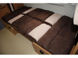 ダイネットはベッド展開可能です。 ベッドサイズは195cm×90cm程です。