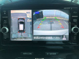 インテリジェント・アラウンドビューモニター!白線や車両を空から見下ろしたような映像で表示します