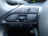 ステアリングスイッチ各種。運転中に手や視線を外すことなく操作可能です。