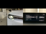 【アダプティブ・LED・ヘッドライト】 ハイ/ロー/ワイドの3種類のLEDライトを常に最適な配光に自動制御します。対向車や歩行者には照射せず、必要な部分にだけ光を当てます。