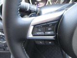 ステアリングに装備されているスイッチ類は、運転中のハンズフリー通話やオーディオ操作を可能にします!これでお気に入りの音楽をいつでも簡単に流すことが出来ますね!