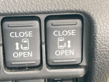 両側オートスライドドアです。インテリジェントキーやパネル内スイッチでの操作、ドアハンドルの操作で簡単にドアの開閉ができます。
