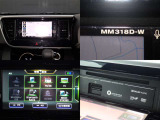 ☆純正メモリーナビ(MM318D-W)フルセグTV、CD・DVD再生、BTオーディオにも対応しています。