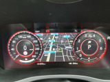 【12.3インチ・インタラクティブ・ドライバー・ディスプレイ】画像のように、スピードメーター内への地図表示も可能でございます!