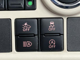 衝突軽減装置などのスイッチがこちら!不要な場合はこちらのスイッチを押してオフの選択ができます