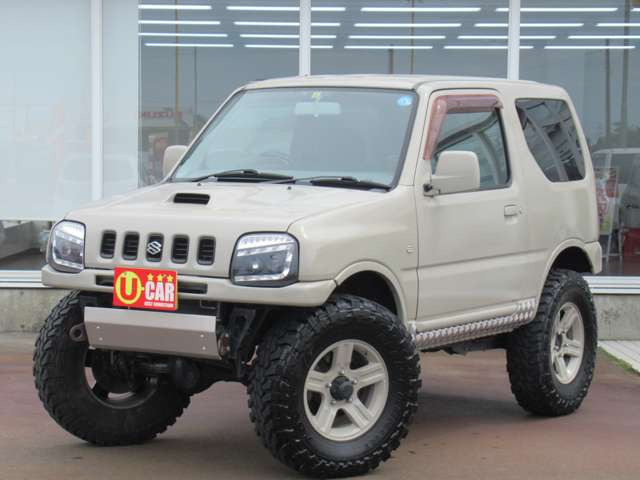 中古車 スズキ ジムニー ランドベンチャー 4WD ターボ 5速MT リフトアップ M/Tタイヤ の中古車詳細 (144,900km, ベージュ,  新潟県, 58.8万円) | 中古車情報・中古車検索なら【車選びドットコム（車選び.com）】